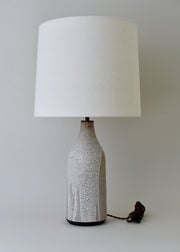 Large Bottle Lamp in Poured White - Victoria Morris
